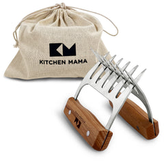 Kitchen Mama Meat Claws front view with stainless steel prongs