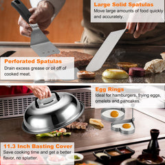 Kitchen Tongs included in grilljoy Griddle Accessories Kit