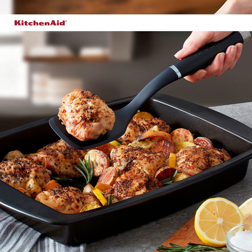 KitchenAid Nylon Short Turner in dishwasher for easy cleanup