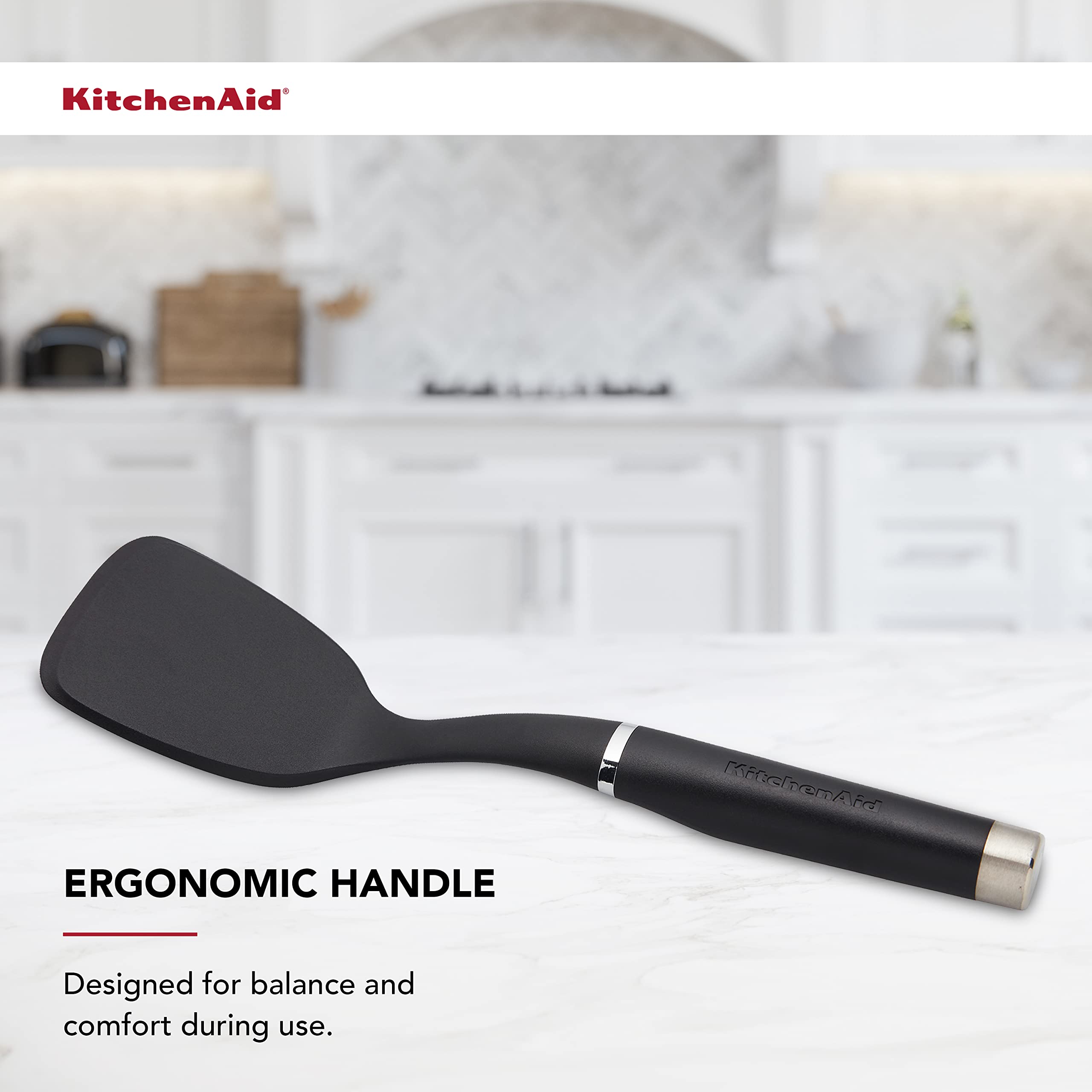 KitchenAid Nylon Short Turner with stainless steel end cap