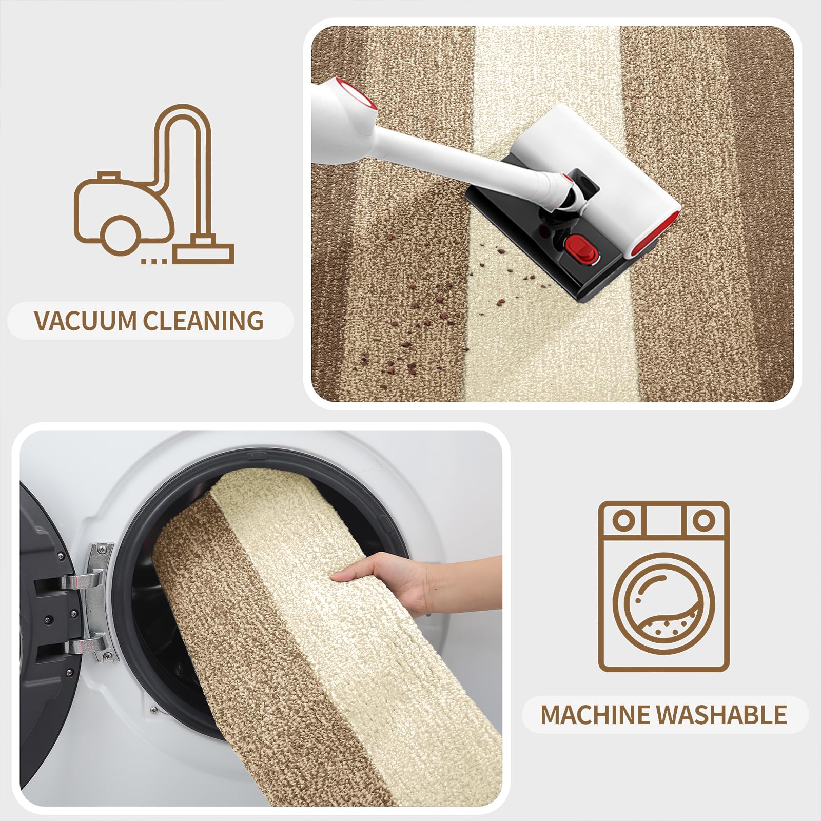 Kitinjoy doormat after cleaning in washing machine