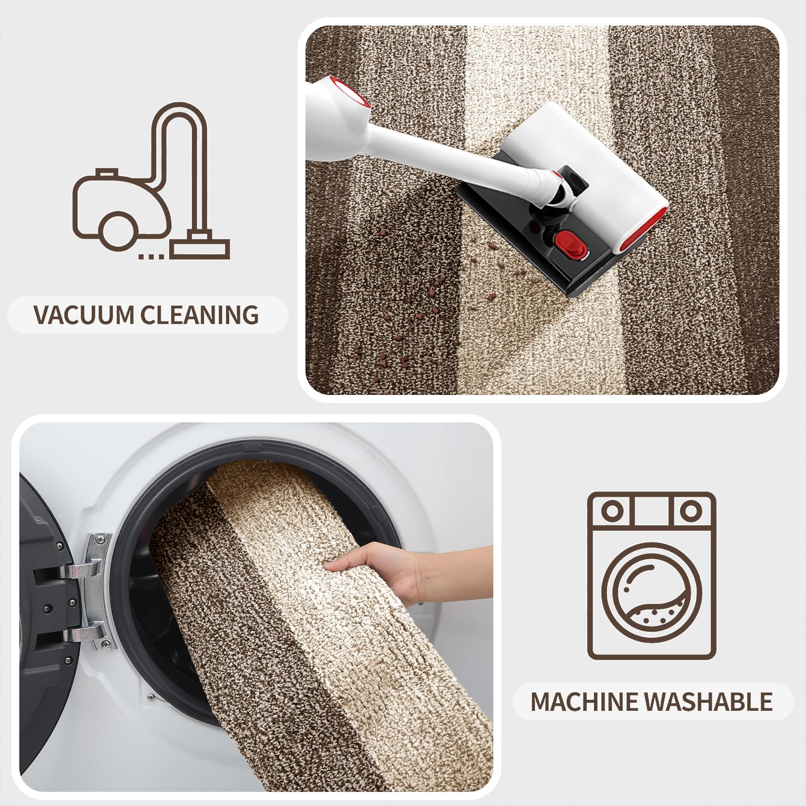 Kitinjoy doormat laid flat showing low profile