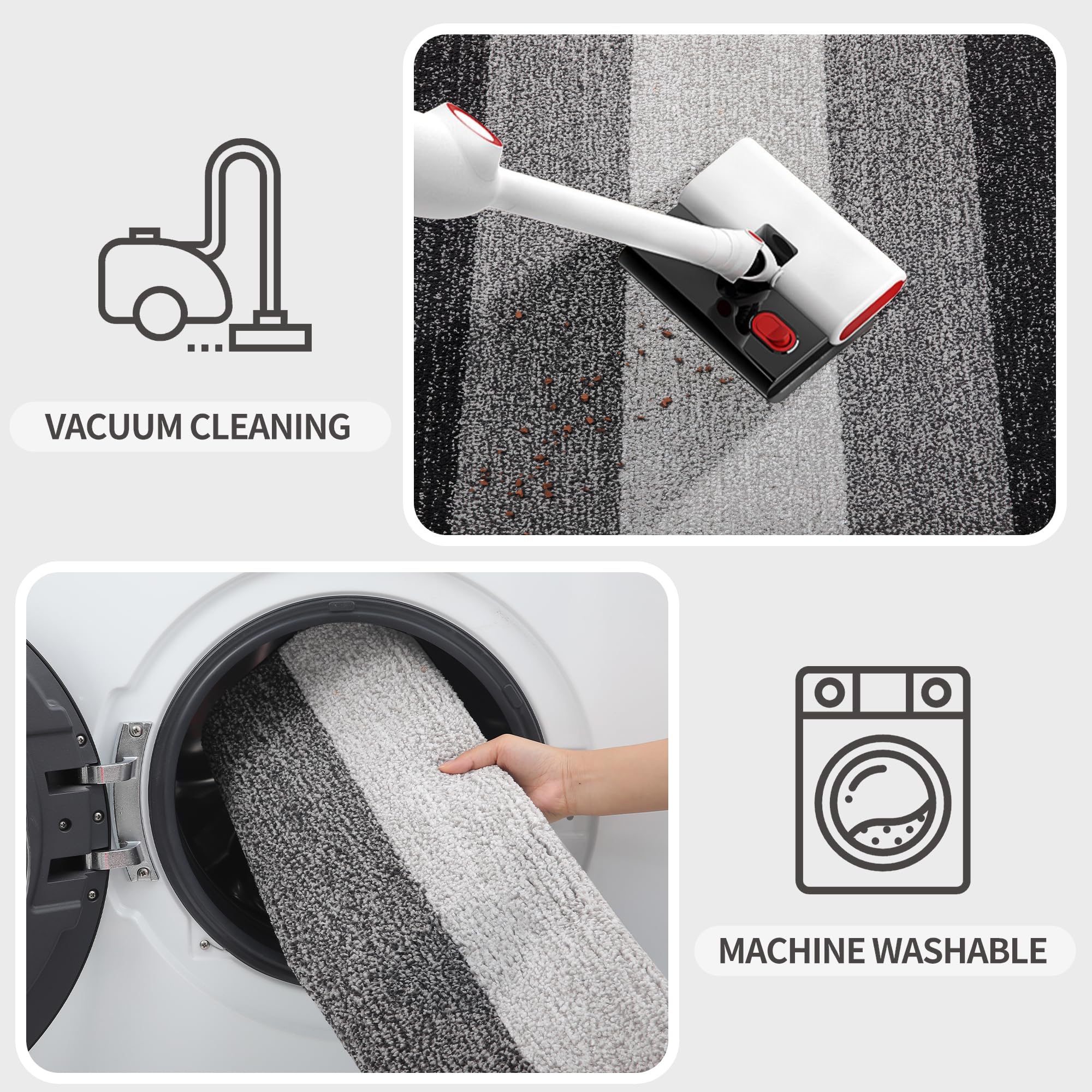 Kitinjoy doormat laid flat with creases visible