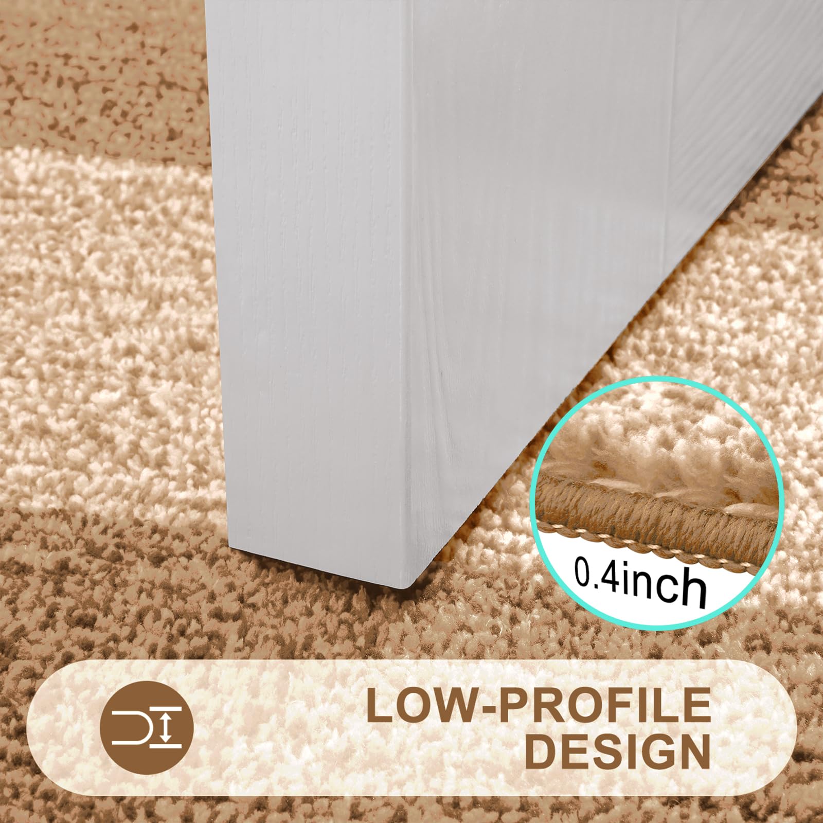 Kitinjoy doormat showing its polyester fiber texture