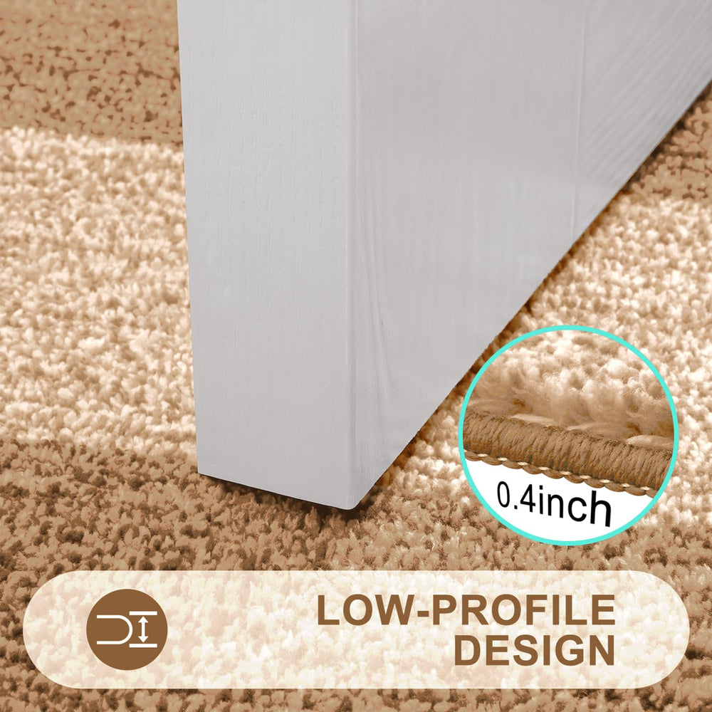 Kitinjoy doormat showing its polyester fiber texture
