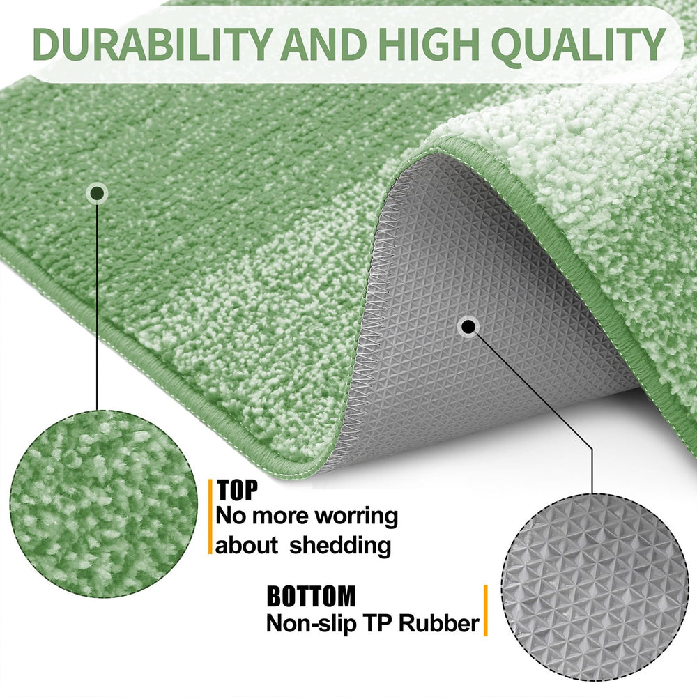 Kitinjoy doormat showing non-slip rubber backing