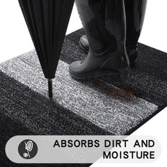Kitinjoy doormat showing non-slip TP rubber backing