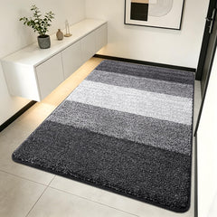 Kitinjoy Indoor Outdoor Door Mat 70x32 grey front view