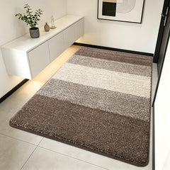 Kitinjoy Indoor Outdoor Door Mat 70x32 light brown front view