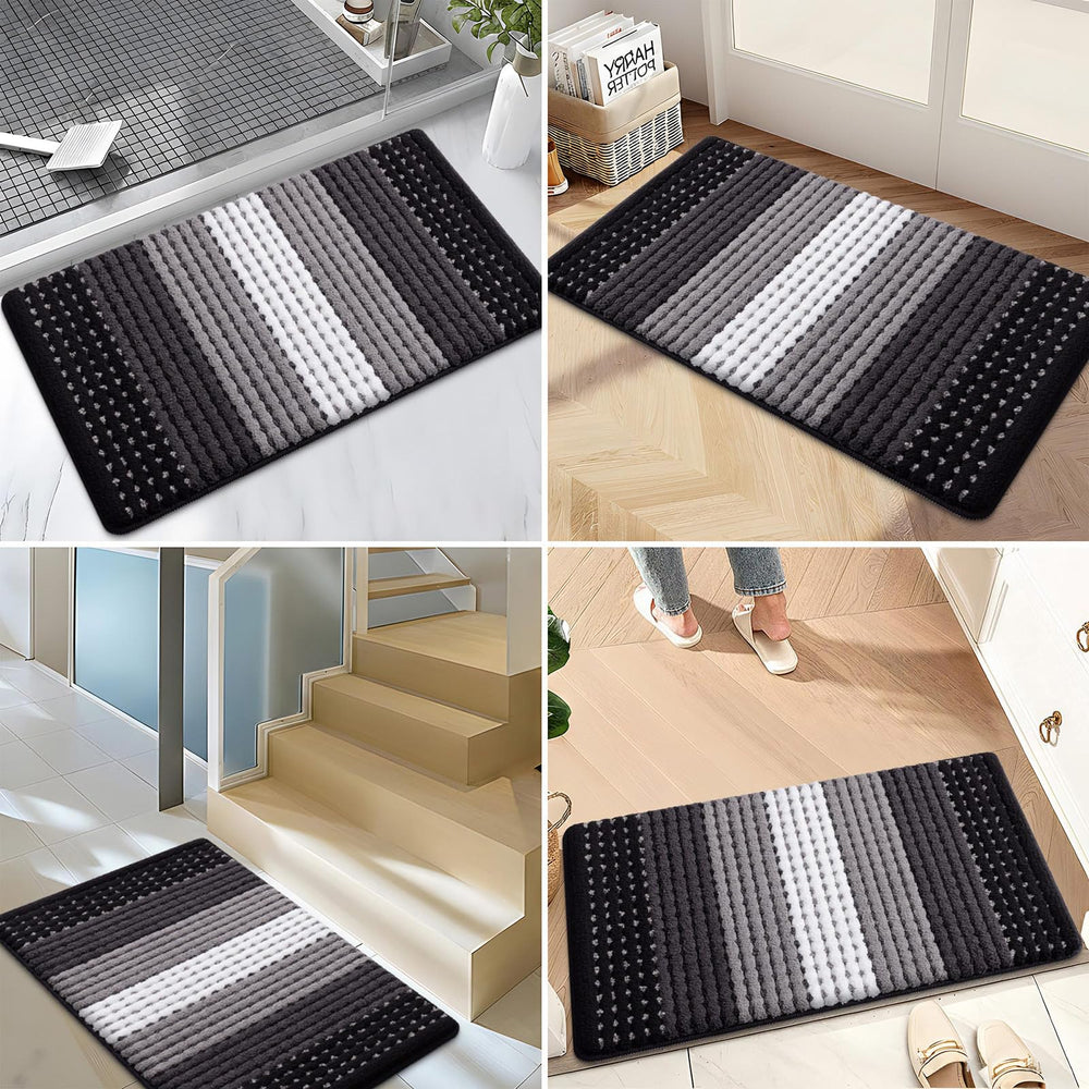Kitinjoy Indoor Outdoor Door Mat rolled for storage