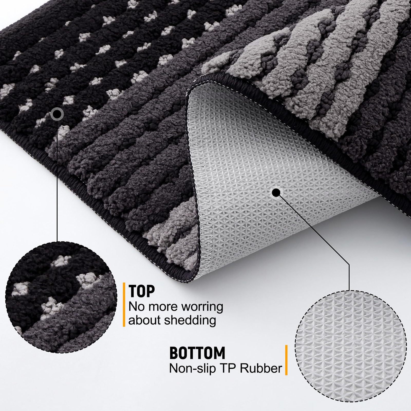 Kitinjoy Indoor Outdoor Door Mat texture close-up