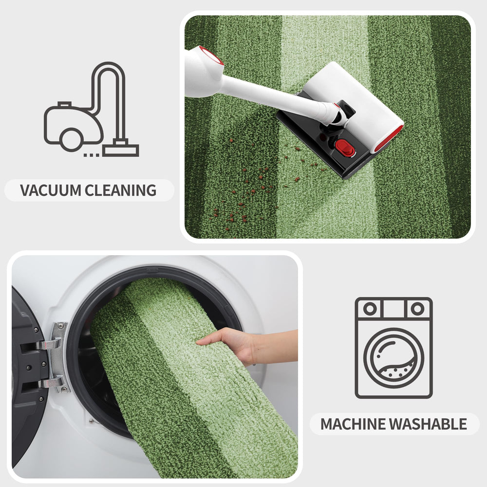 Kitinjoy Indoor Outdoor Doormat rolled for storage