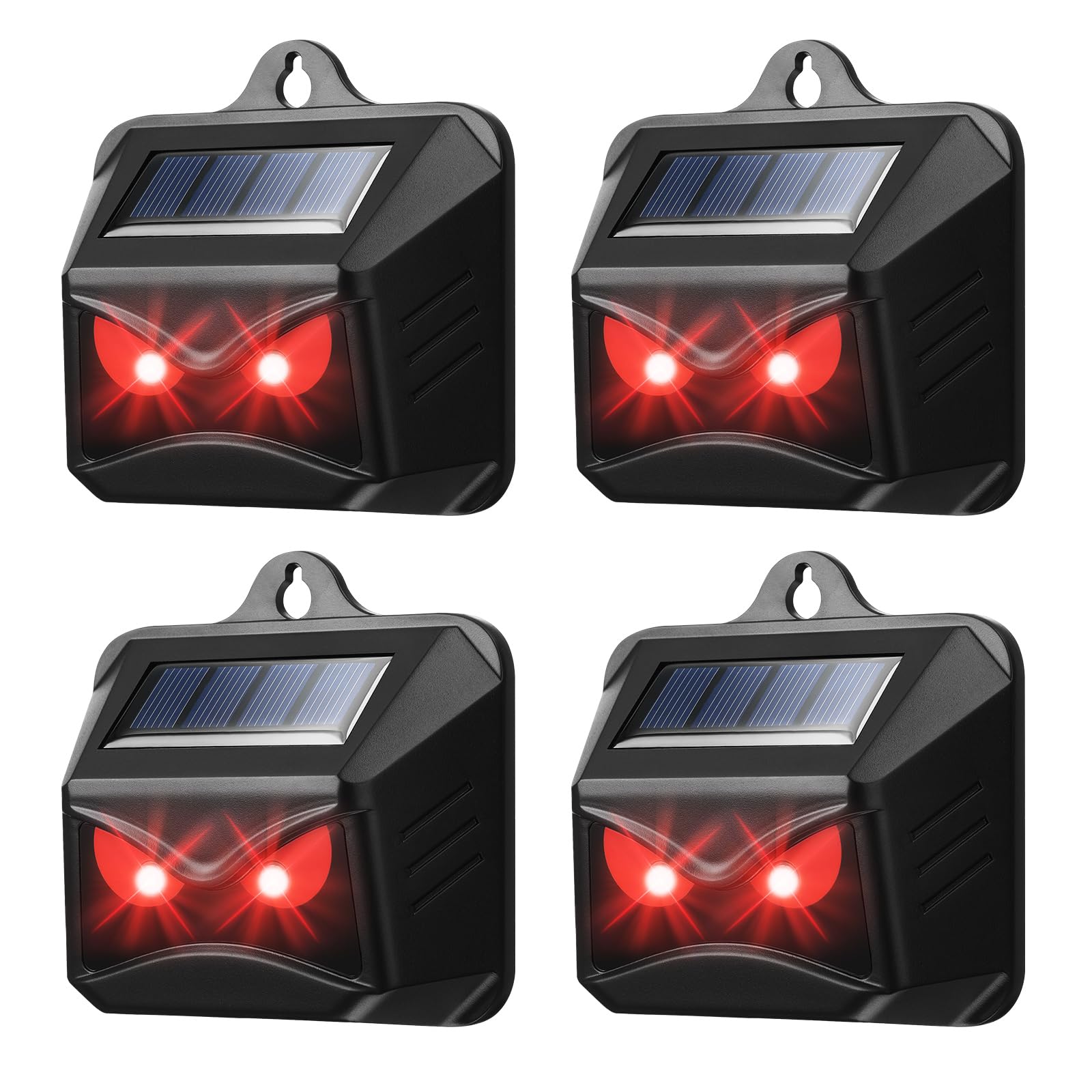 Kittmip animal repeller with solar panel under sunlight