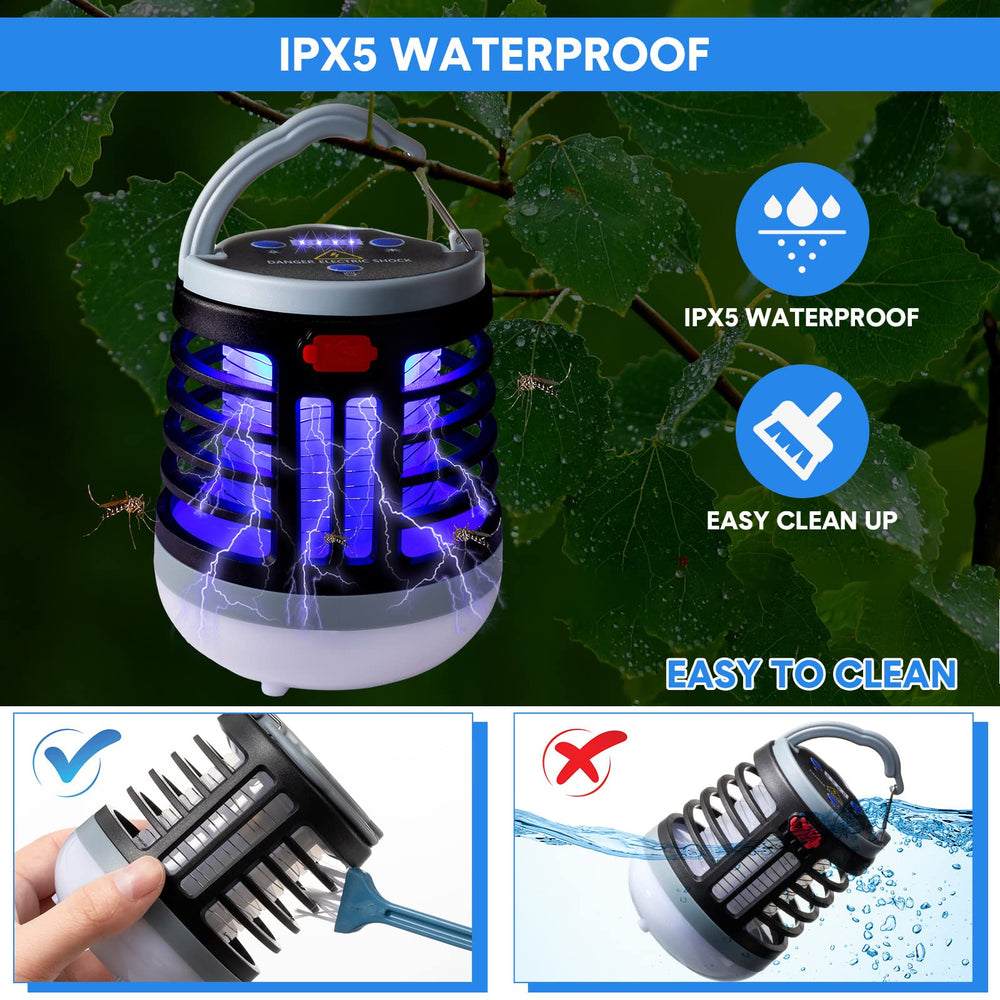Kittmip Bug Zapper Lantern during outdoor activity