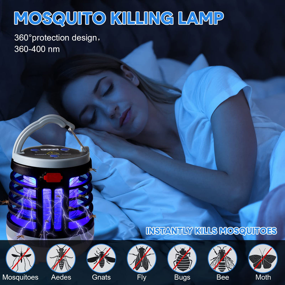 Kittmip Bug Zapper Lantern in floodlight mode