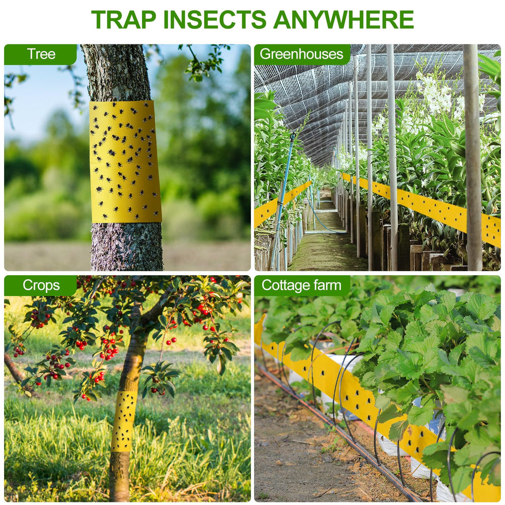 Kittmip Lantern Fly Tree Tape rolls stacked together