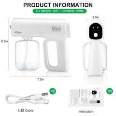 Kittmip Nano Atomizer sprayer gun with USB cable
