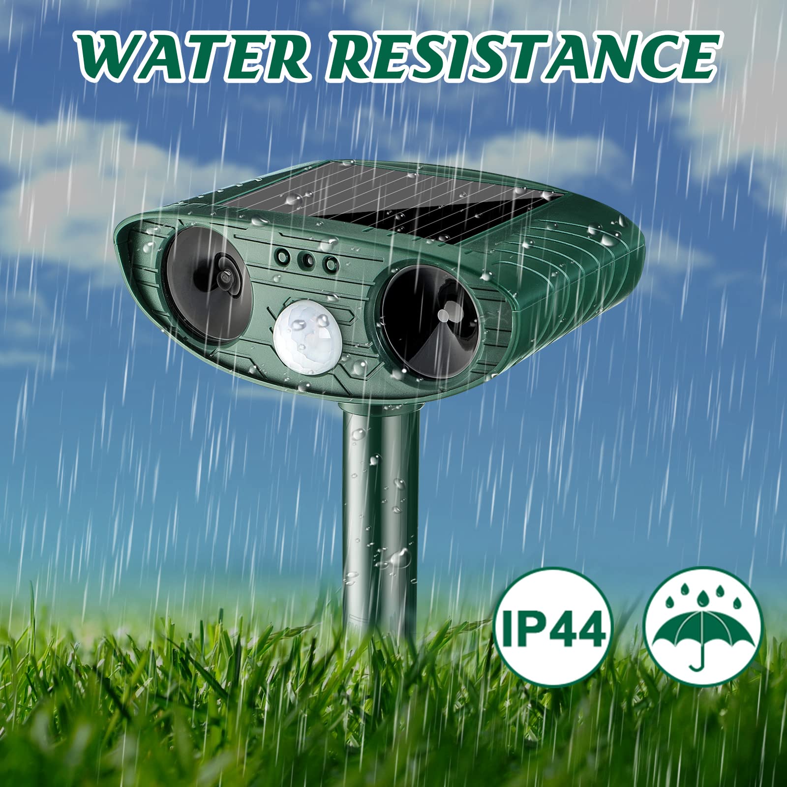 Kittmip Ultrasonic Animal Repellent close-up of features