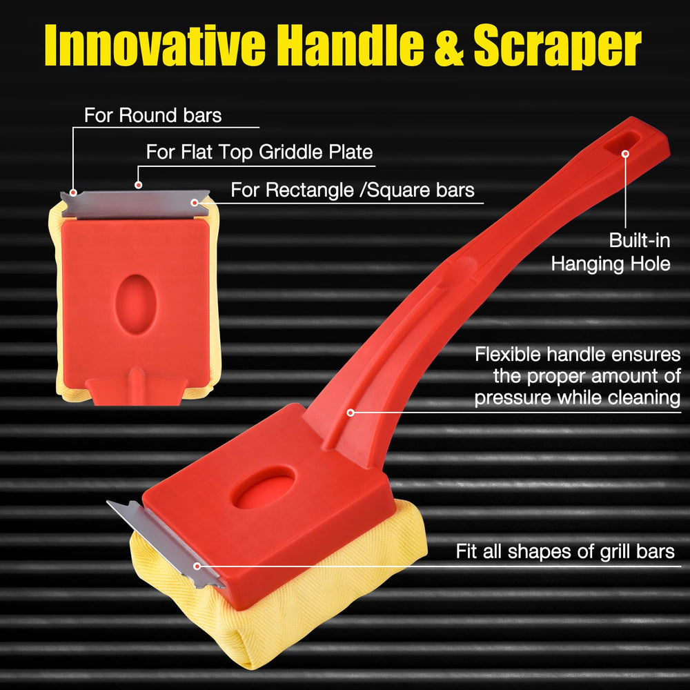 Kitwanda Grill Brush alongside other grilling accessories