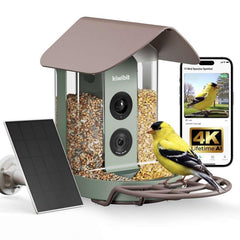 Kiwibit Smart Bird Feeder with 4K camera front view