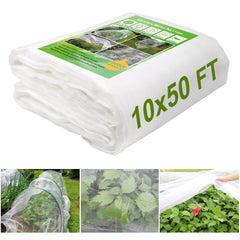 KLEWEE 10 x 50 FT Garden Mesh Netting front view