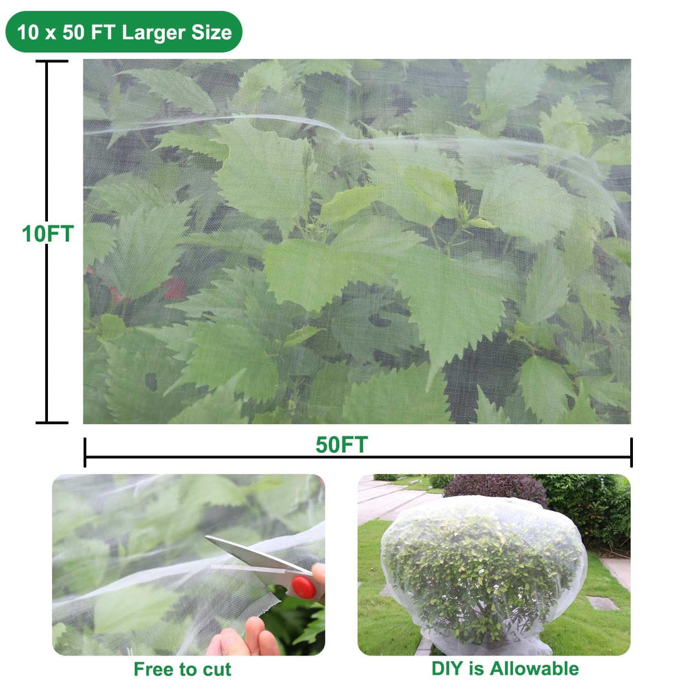 KLEWEE Garden Netting demonstrating its lightweight and durable material