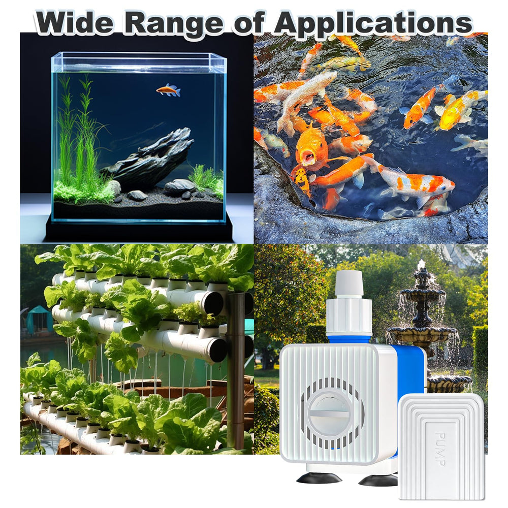 Knifel 400GPH Water Fountain Pump lifestyle scene in a garden