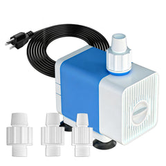 Knifel 400GPH Water Fountain Pump side view with suction cups