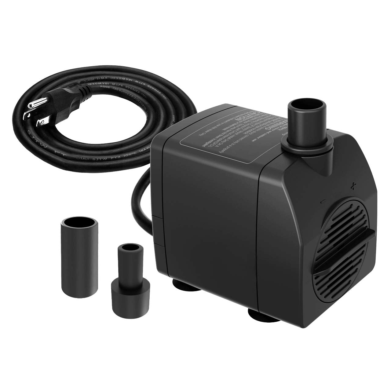 Knifel Submersible Water Pump 200GPH black model front view