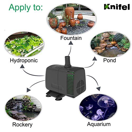 Knifel Submersible Water Pump components packaging