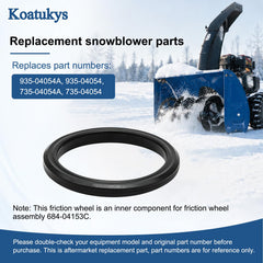 Koatukys friction wheel installation process