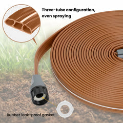 KOBAZ Sprinkler Hose shown in garden setup