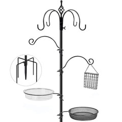 Kodope Bird Feeding Station front view with 6 hooks