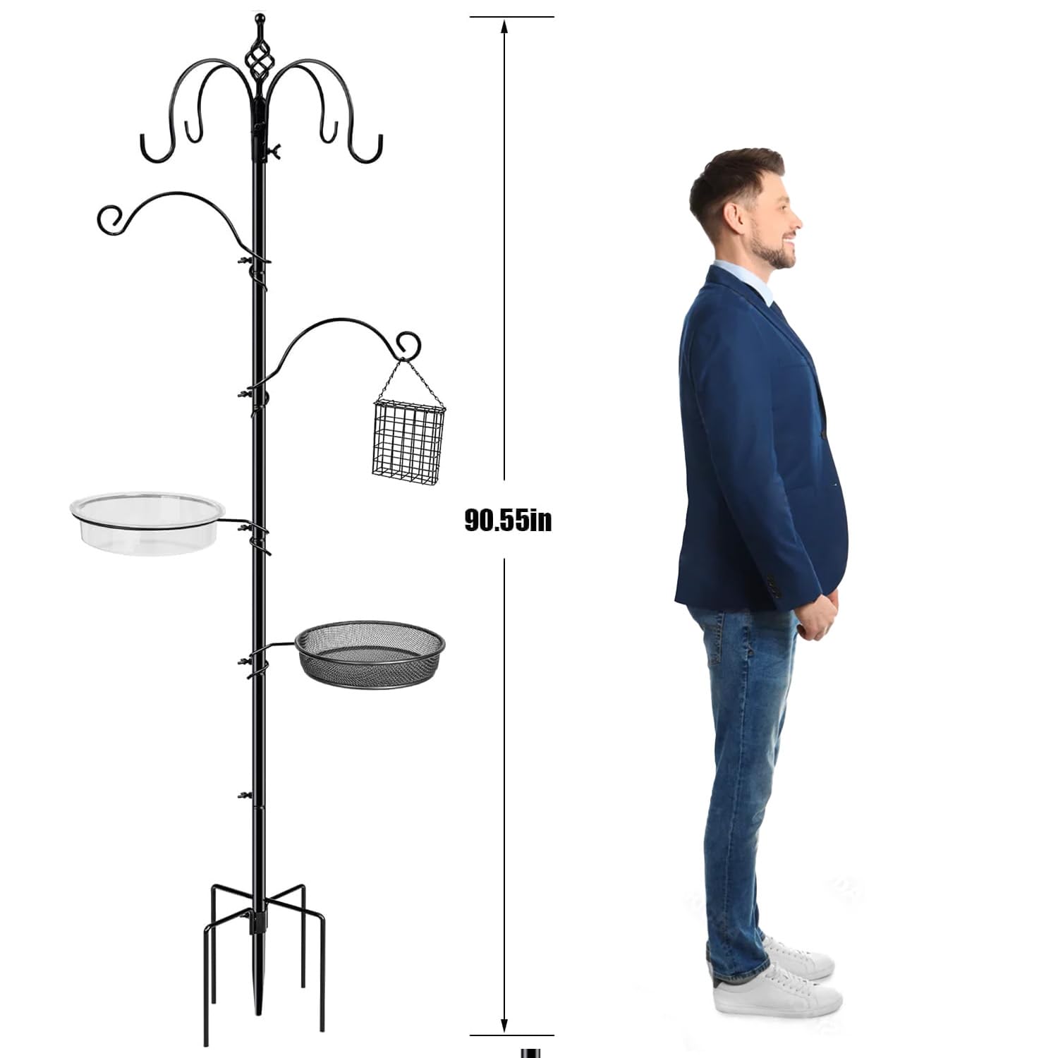 Kodope Bird Feeding Station with water bowl and feeding plate