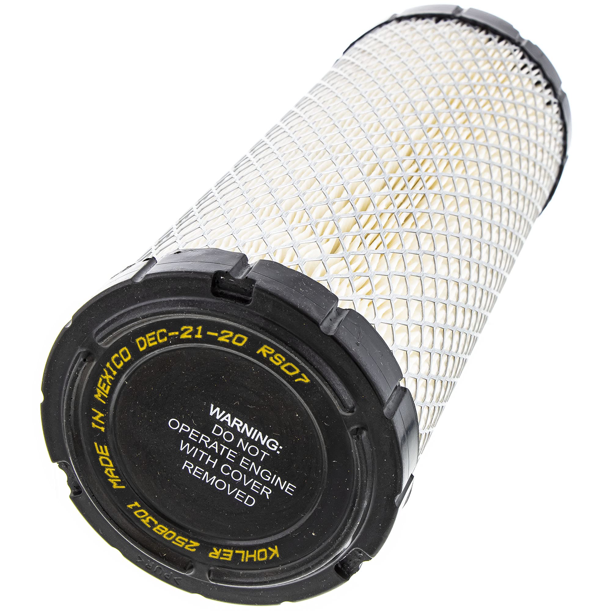 Kohler Air Filter installed in a lawn mower engine compartment