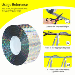 KOKMEYA Bird Scare Tape cut to length