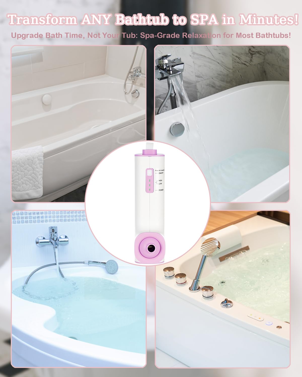 KokoSelene Bath Jet showing its sleek design