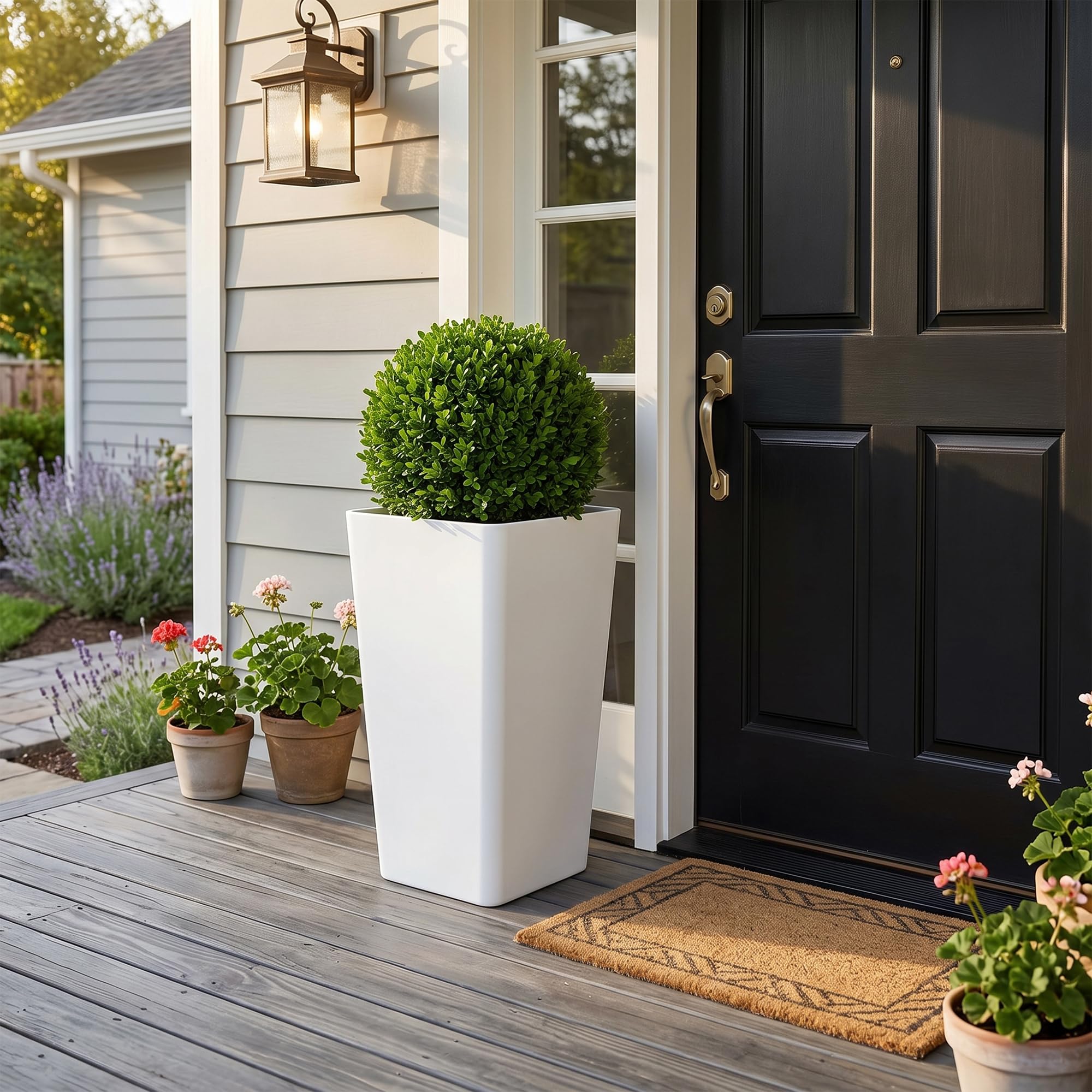 KOL planters with plugs and saucers included