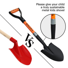KOLEIYA Kids Shovel in a garden setting