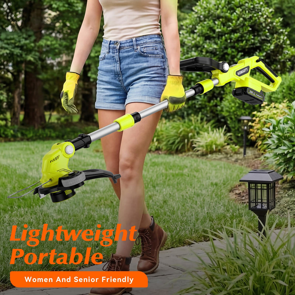 KOMASTY 20V String Trimmer with two batteries and charger