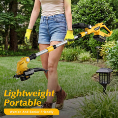 KOMASTY Cordless Trimmer head adjustment feature