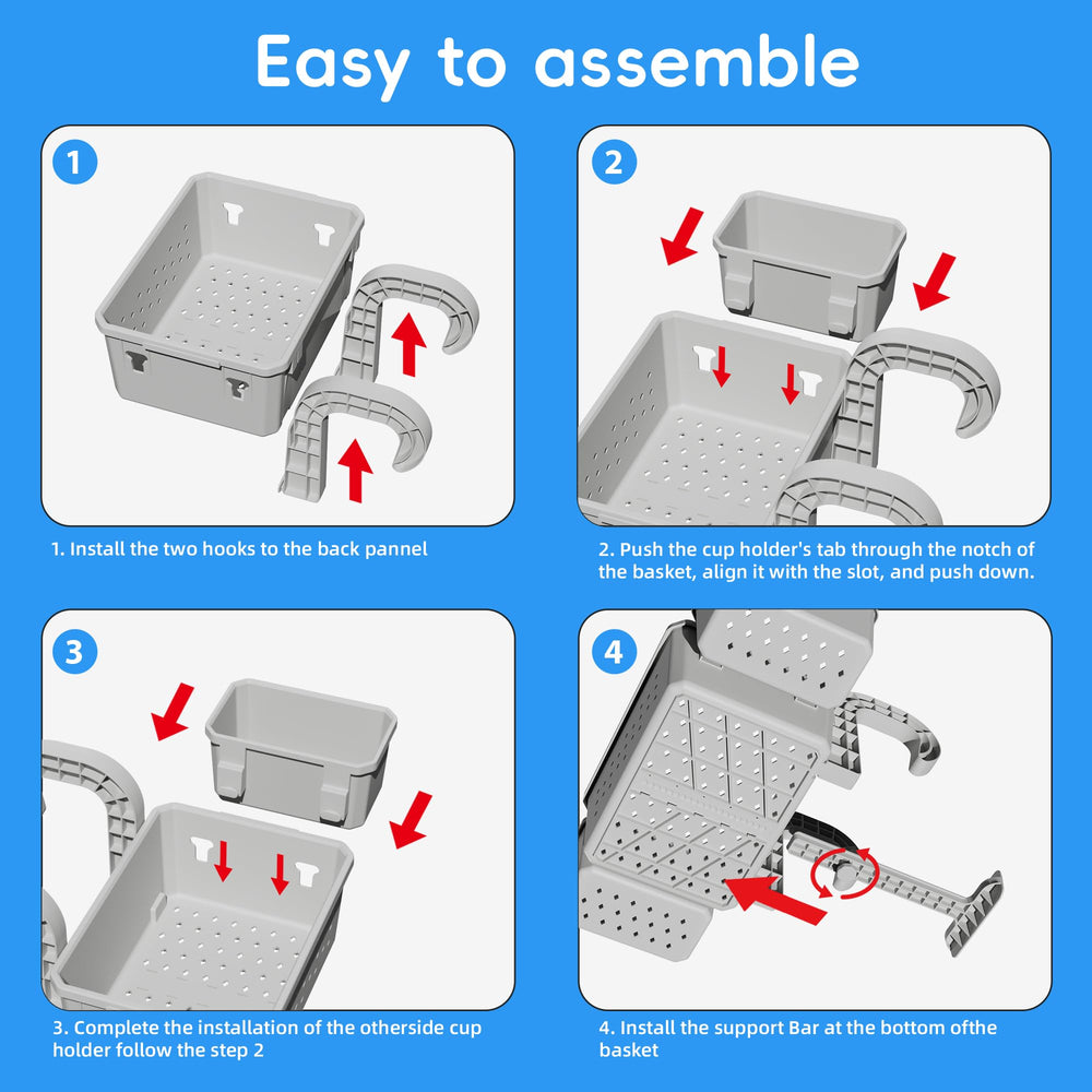 Kompoll Cup Holder dimensions with drinks