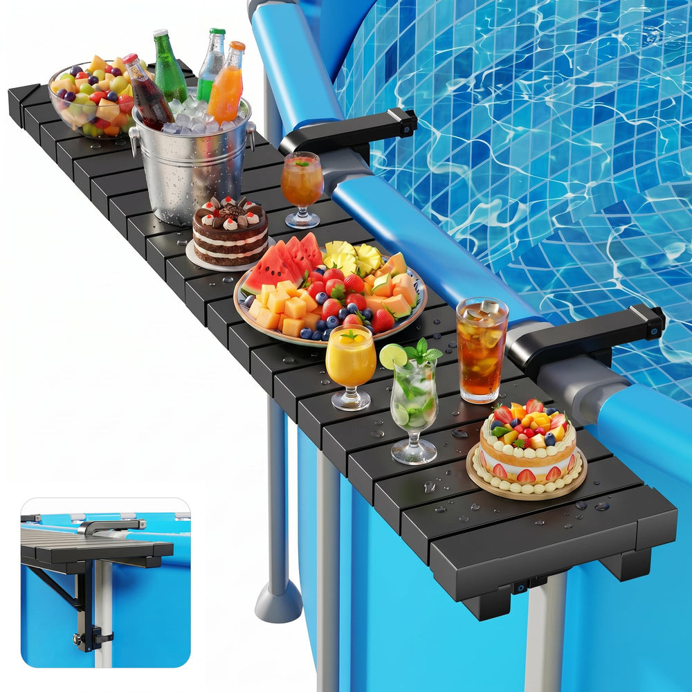 Kompoll Pool Bar side view with drinks
