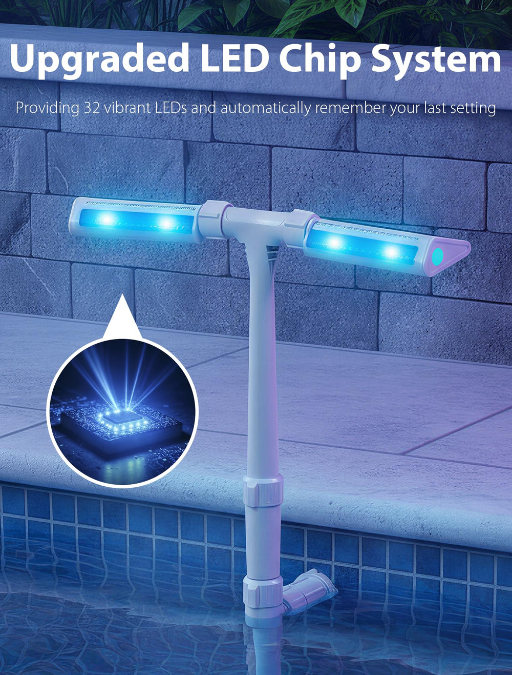 Kompoll Solar Pool Fountain product packaging