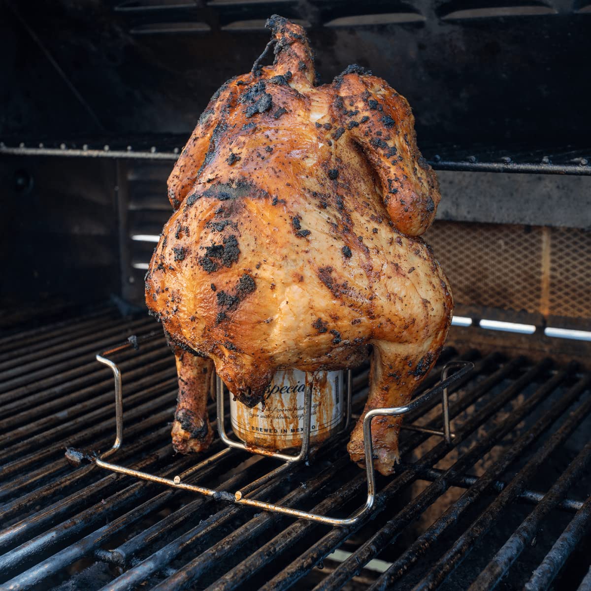 Koohere Beer Can Chicken Holder packaging and included manual