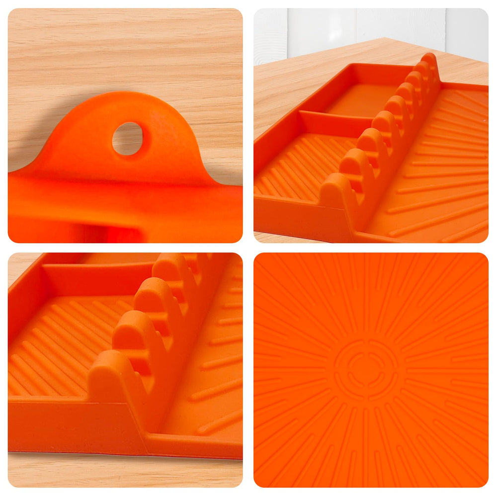 Koolstuffs grill mat protecting countertop from spills
