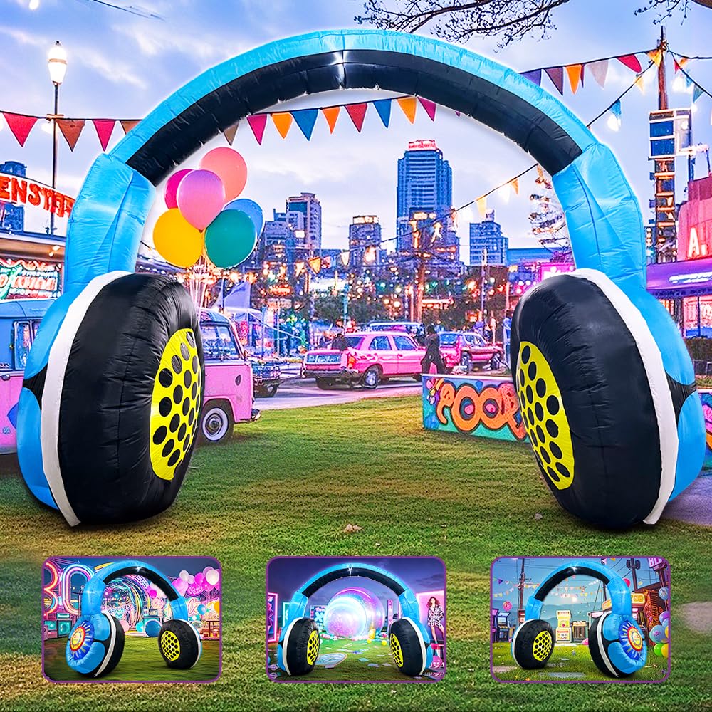 KOOY inflatable headphones archway side view