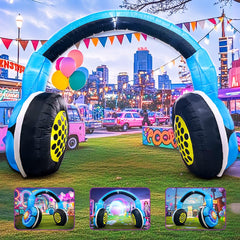 KOOY inflatable headphones archway side view