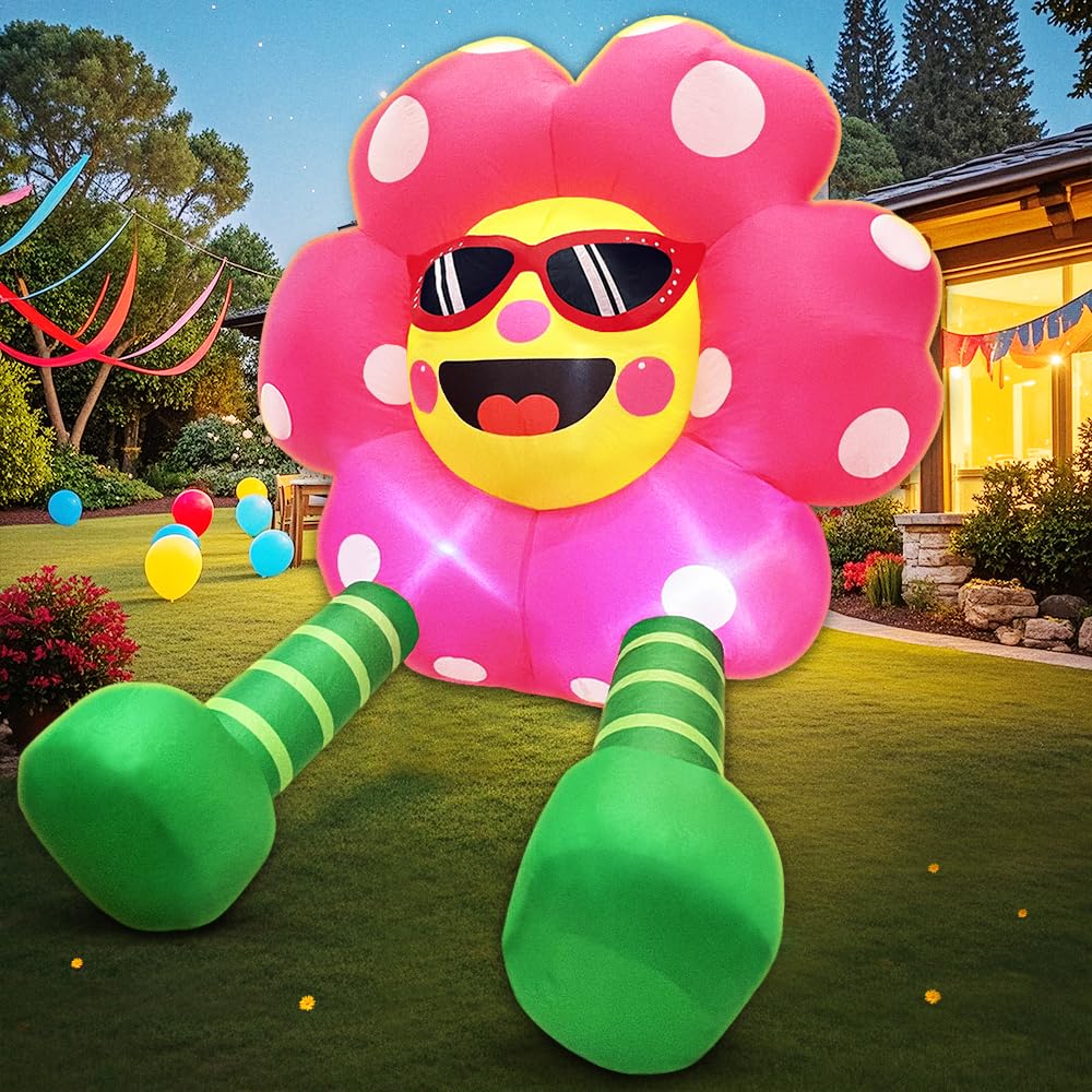 KOOY inflatable sunflower packaging details