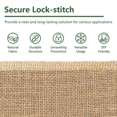 koretech burlap fabric roll for DIY crafts